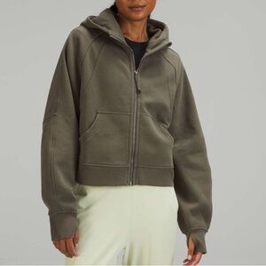 Lululemon Scuba Oversized Full Zip Hoodie Size XS/S - Army Green